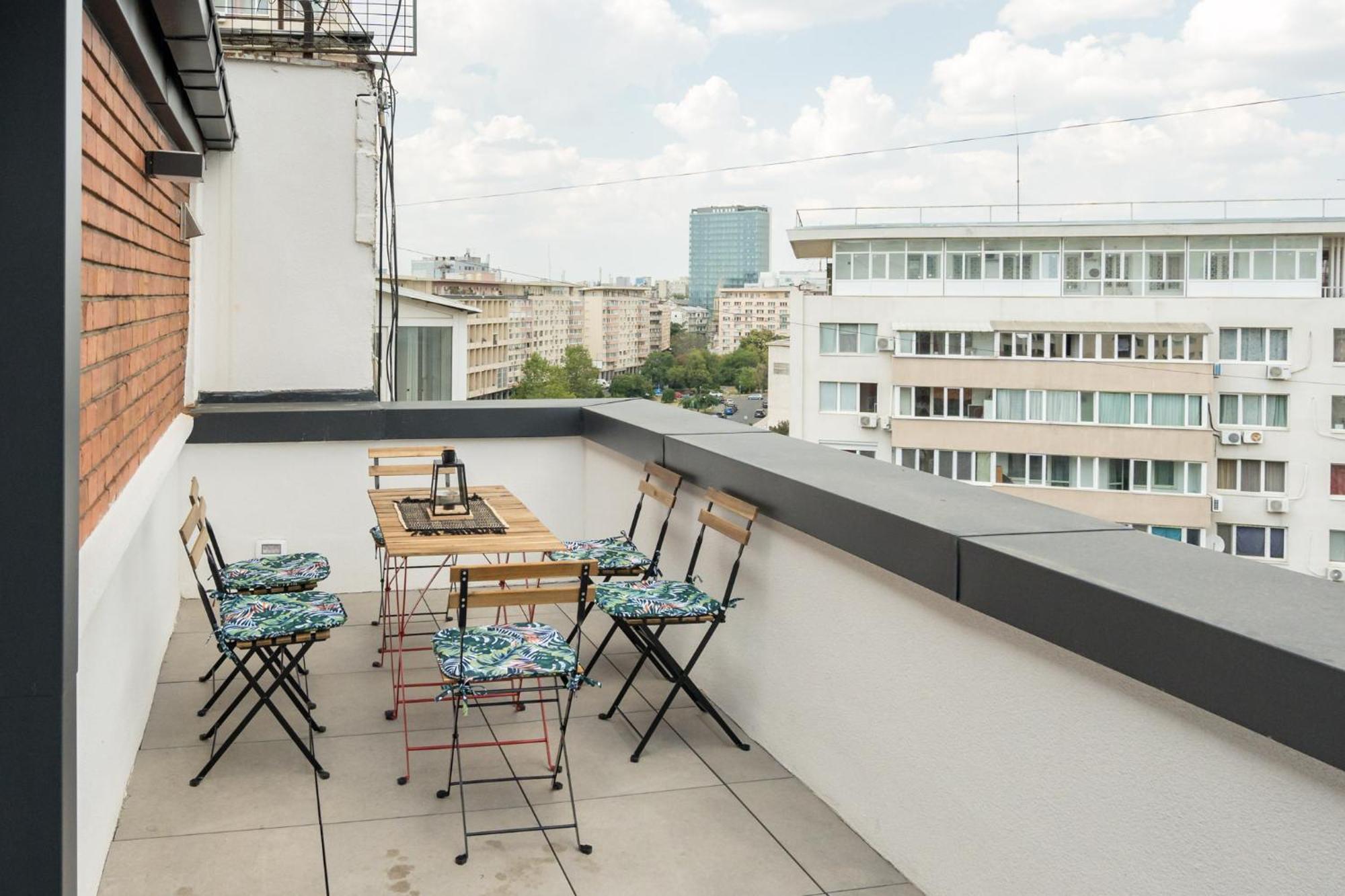 Mood Penthouse - 3Br Luxury Stay In 布加勒斯特 外观 照片
